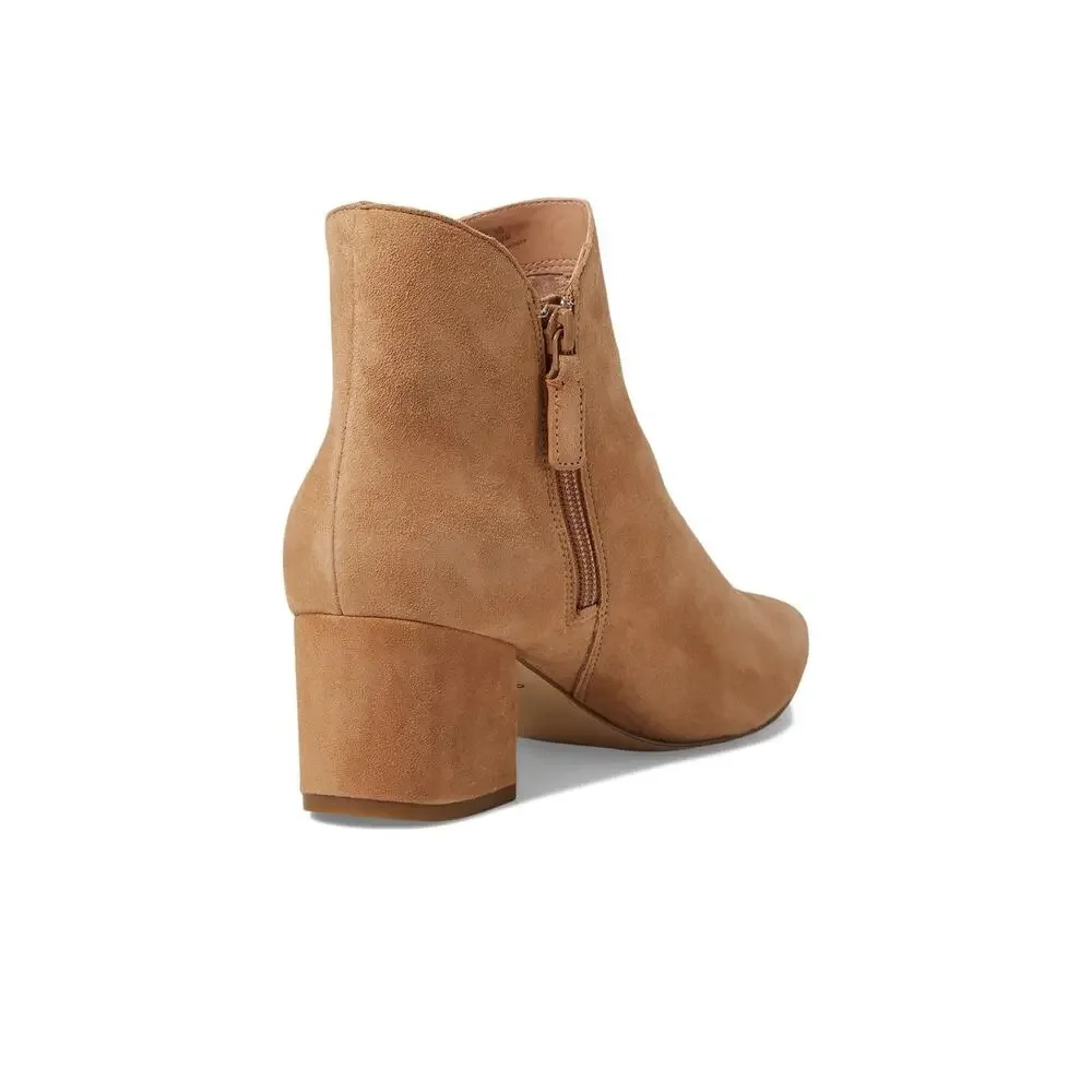 ELYSE BOOTIE (60 MM), BLUSH TAN SUEDE, 9.5-C US